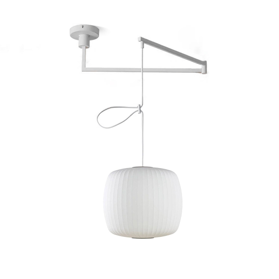 Solarnce Suspension Minimaliste en Soie et Acier - Neutralighting