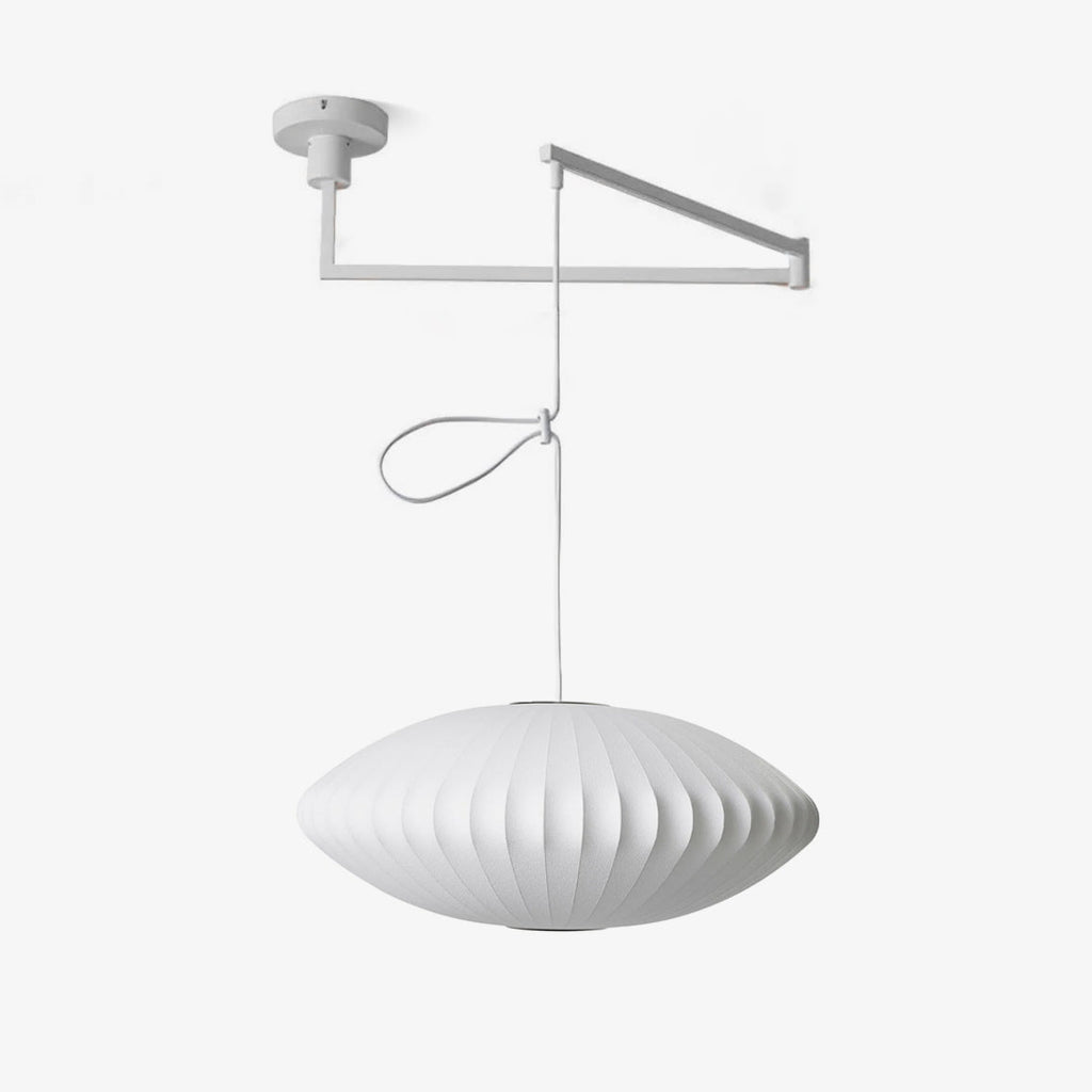Solarnce Suspension Minimaliste en Soie et Acier - Neutralighting