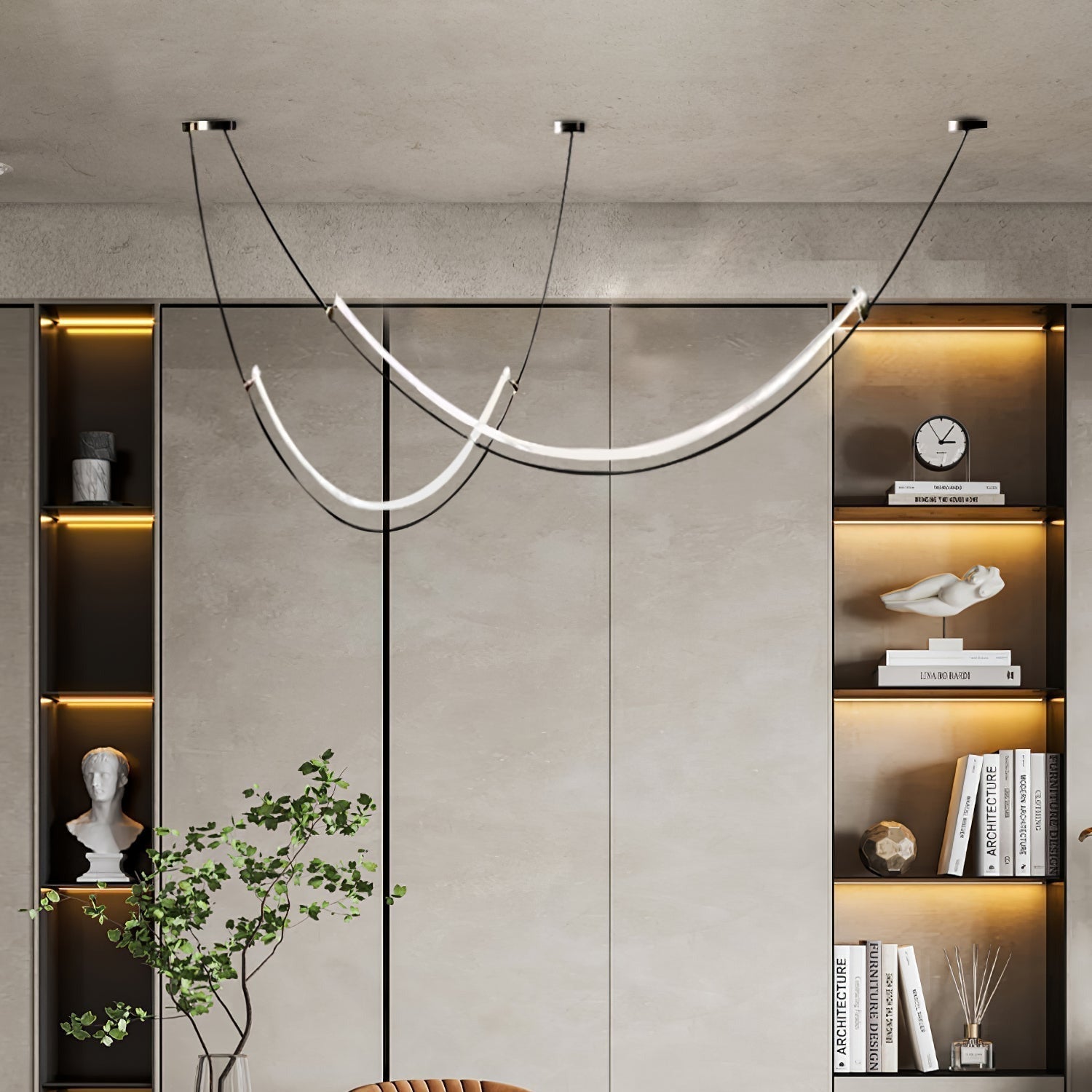 Zephira Suspension LED Courbée - Neutralighting