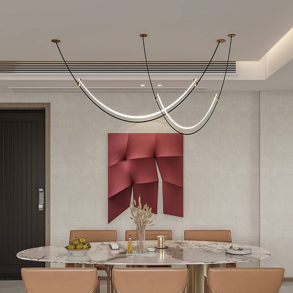 Zephira Suspension LED Courbée - Neutralighting