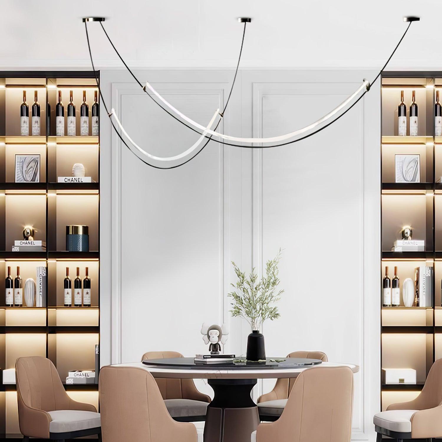 Zephira Suspension LED Courbée - Neutralighting