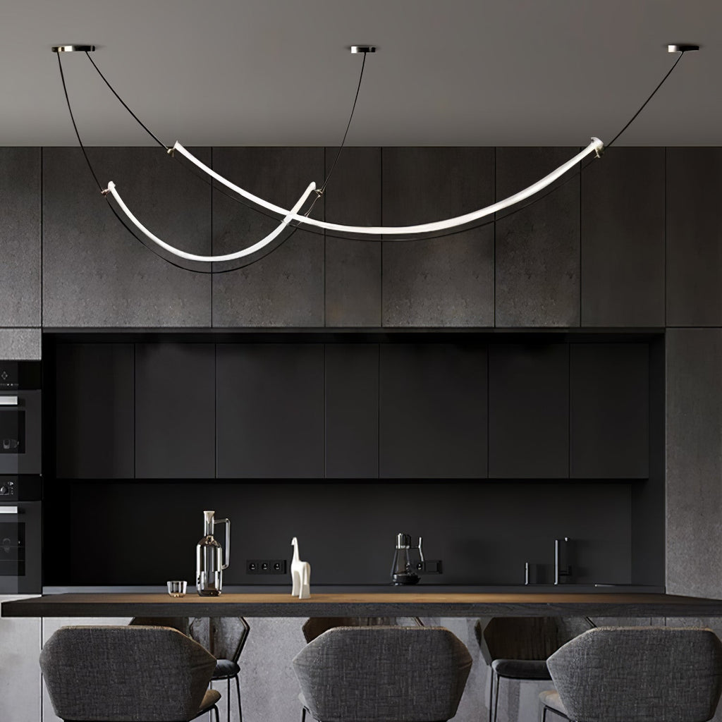 Zephira Suspension LED Courbée - Neutralighting