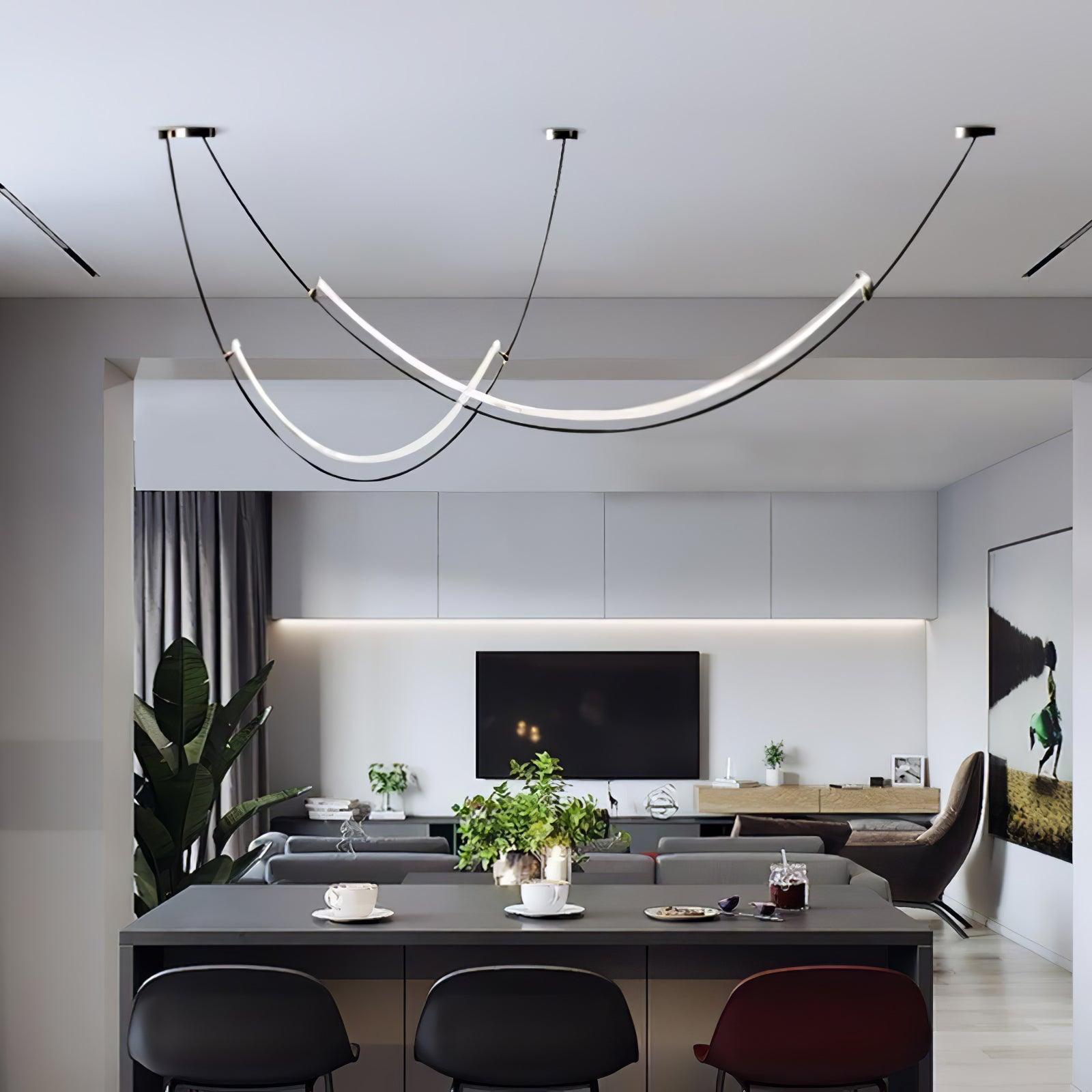 Zephira Suspension LED Courbée - Neutralighting