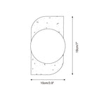 Ritta Applique Murale Moderne en Travertin - Neutralighting