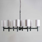 Iltalaris Lustre Haut de Gamme en Laiton et Tissu Nordique - Neutralighting