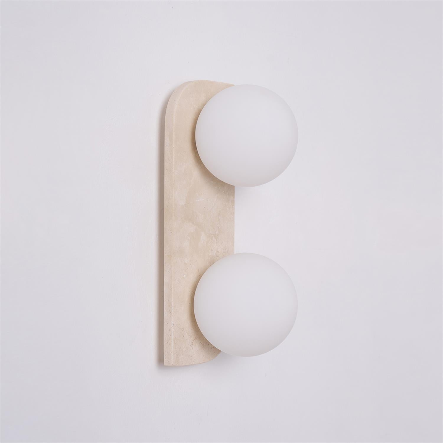 Ritta Applique Murale Moderne en Travertin - Neutralighting