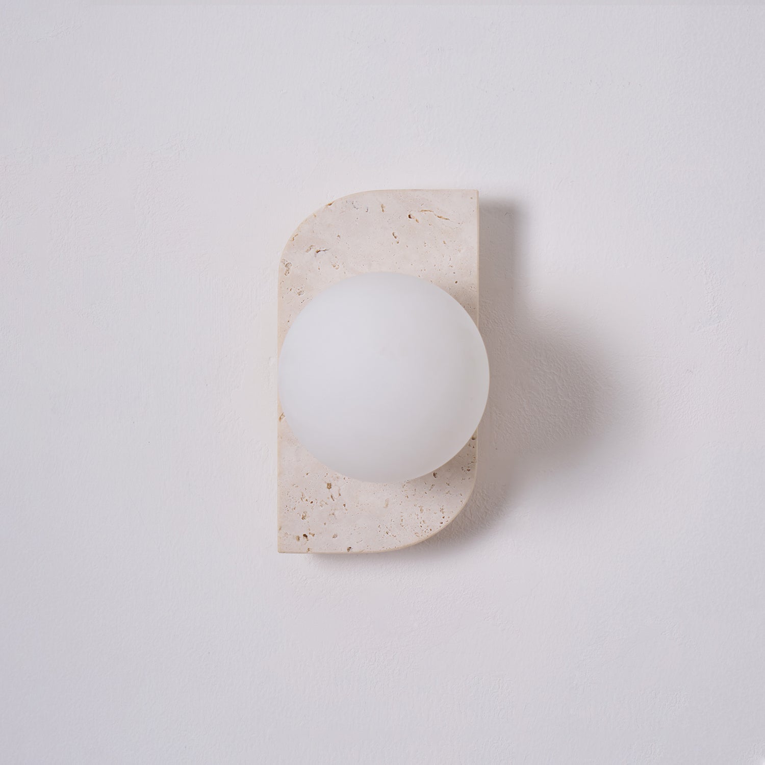 Ritta Applique Murale Moderne en Travertin - Neutralighting