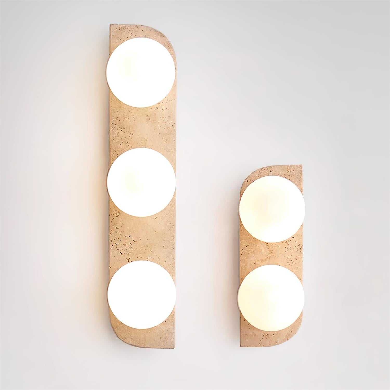 Ritta Applique Murale Moderne en Travertin - Neutralighting