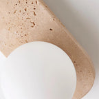 Ritta Applique Murale Moderne en Travertin - Neutralighting