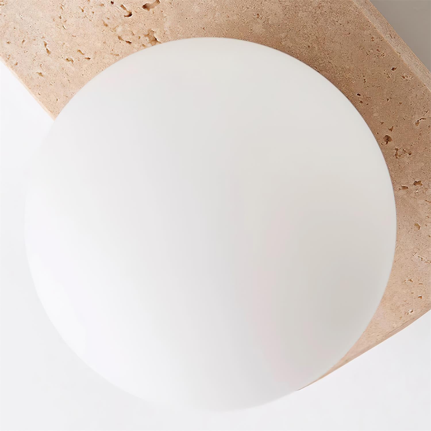 Ritta Applique Murale Moderne en Travertin - Neutralighting