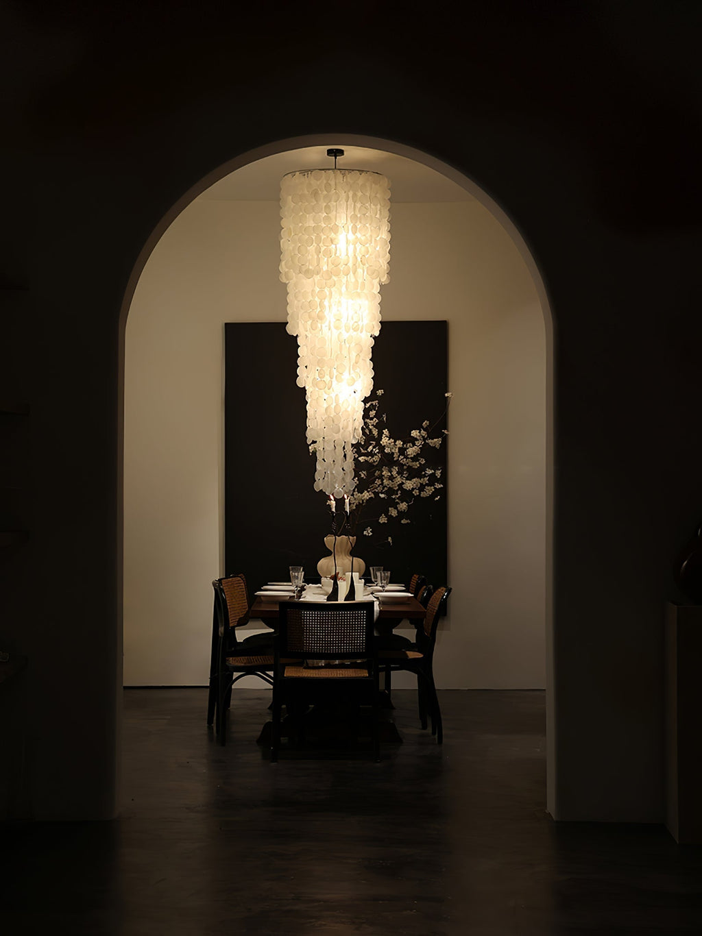 Eloryra Lustre en Verre en Cascade - Neutralighting