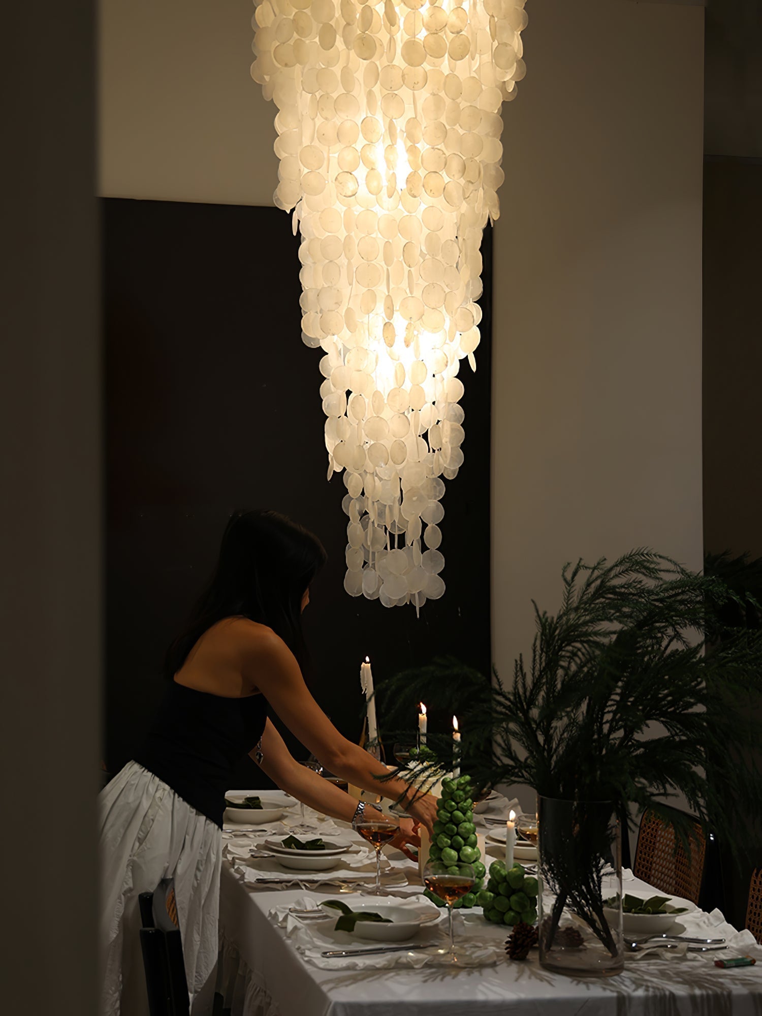 Eloryra Lustre en Verre en Cascade - Neutralighting