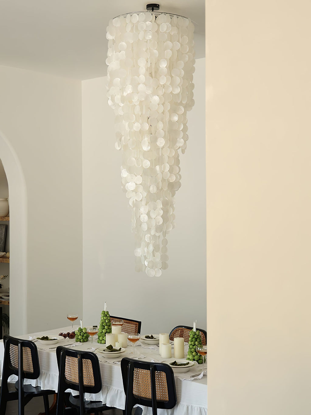 Eloryra Lustre en Verre en Cascade - Neutralighting