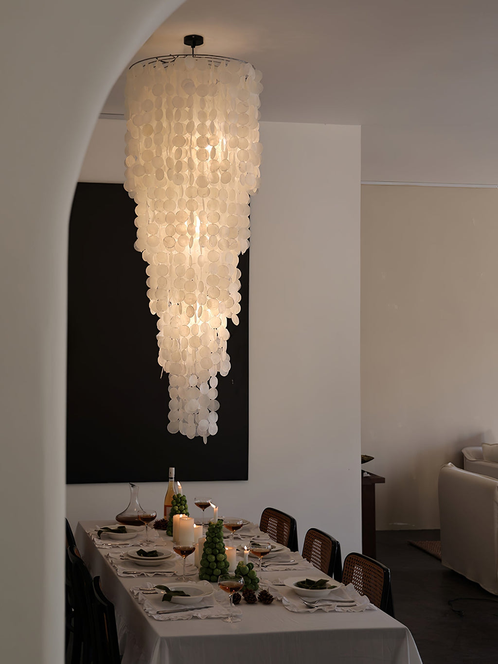 Eloryra Lustre en Verre en Cascade - Neutralighting