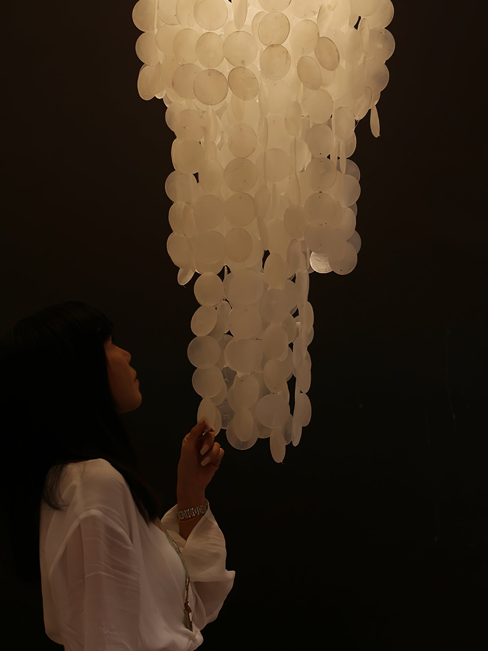 Eloryra Lustre en Verre en Cascade - Neutralighting