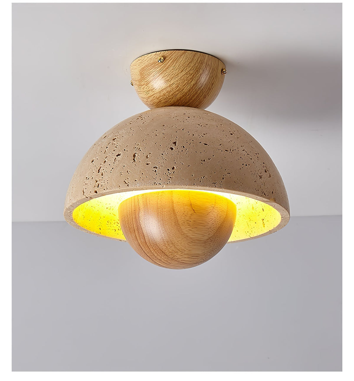 Cadorisra Travertin Plafonnier Lumière - Neutralighting