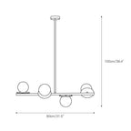 Evvararis Lustre Moderne Minimaliste en Laiton et Verre - Neutralighting