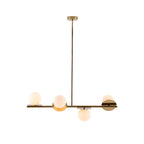 Evvararis Lustre Moderne Minimaliste en Laiton et Verre - Neutralighting