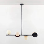 Evvararis Lustre Moderne Minimaliste en Laiton et Verre - Neutralighting