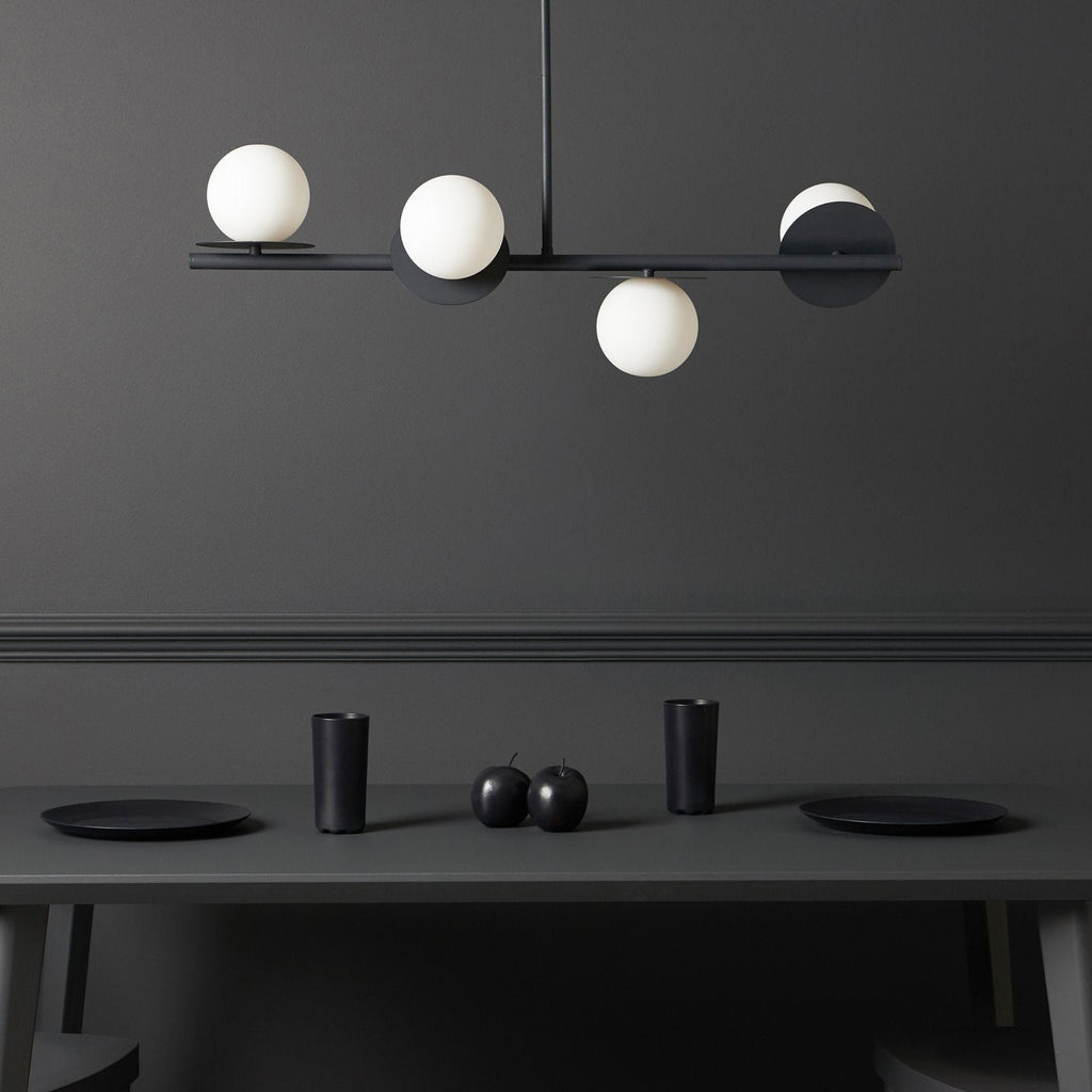 Evvararis Lustre Moderne Minimaliste en Laiton et Verre - Neutralighting