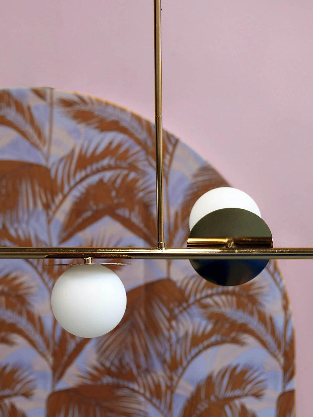 Evvararis Lustre Moderne Minimaliste en Laiton et Verre - Neutralighting