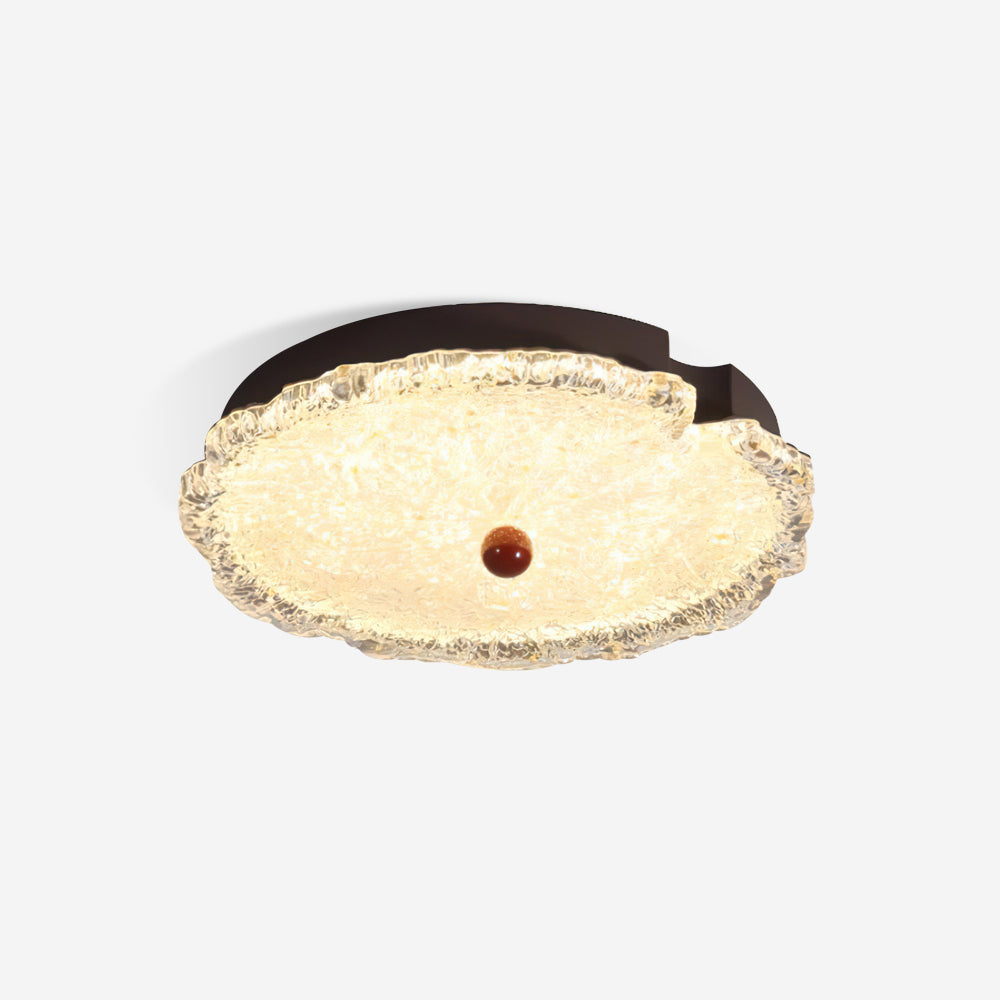 Gialo Lampe Plafonnier en Verre Texturé - Neutralighting