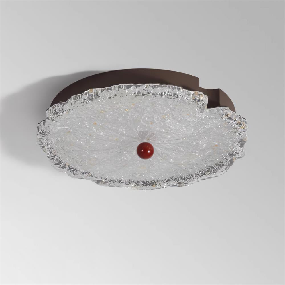 Gialo Lampe Plafonnier en Verre Texturé - Neutralighting
