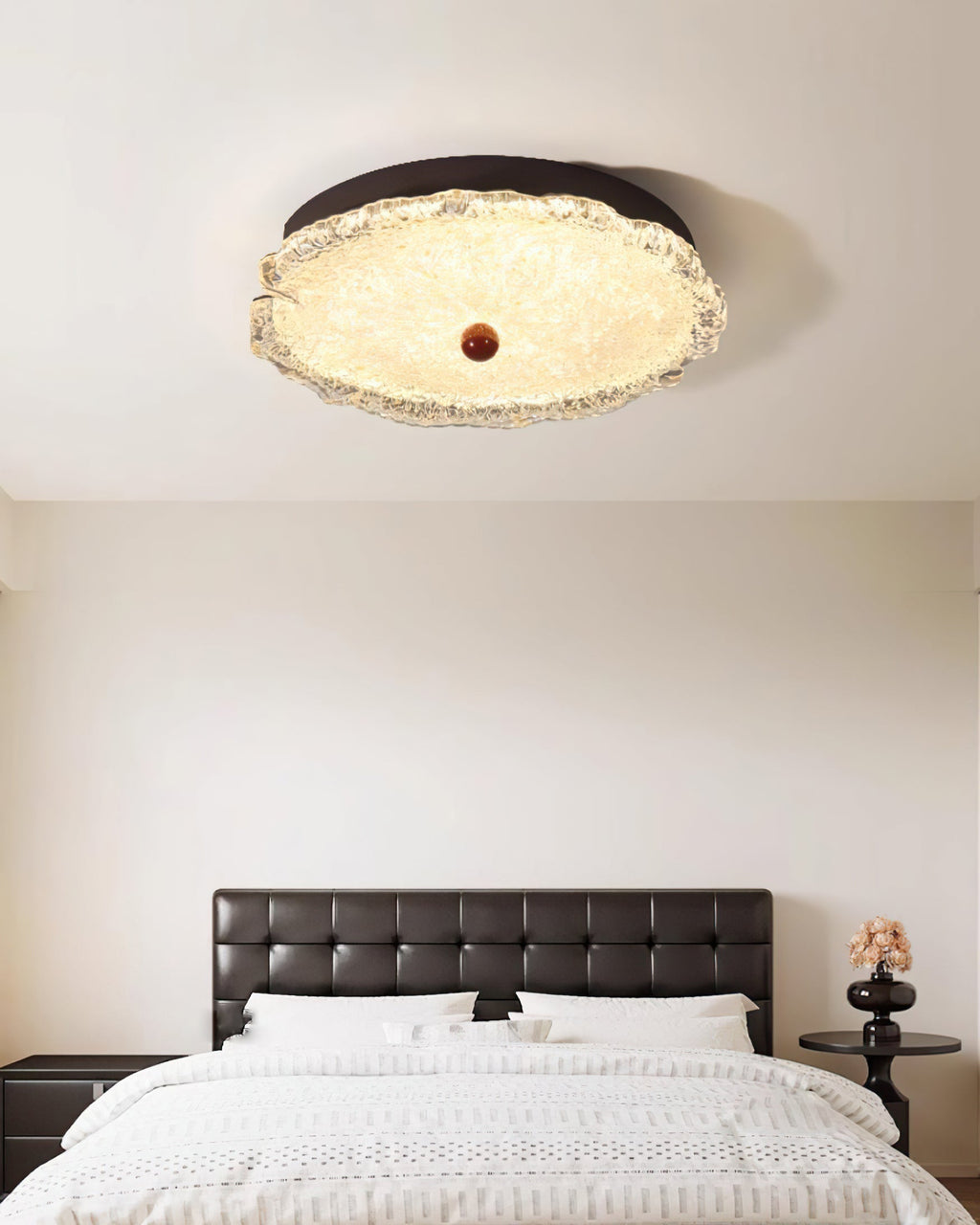 Gialo Lampe Plafonnier en Verre Texturé - Neutralighting