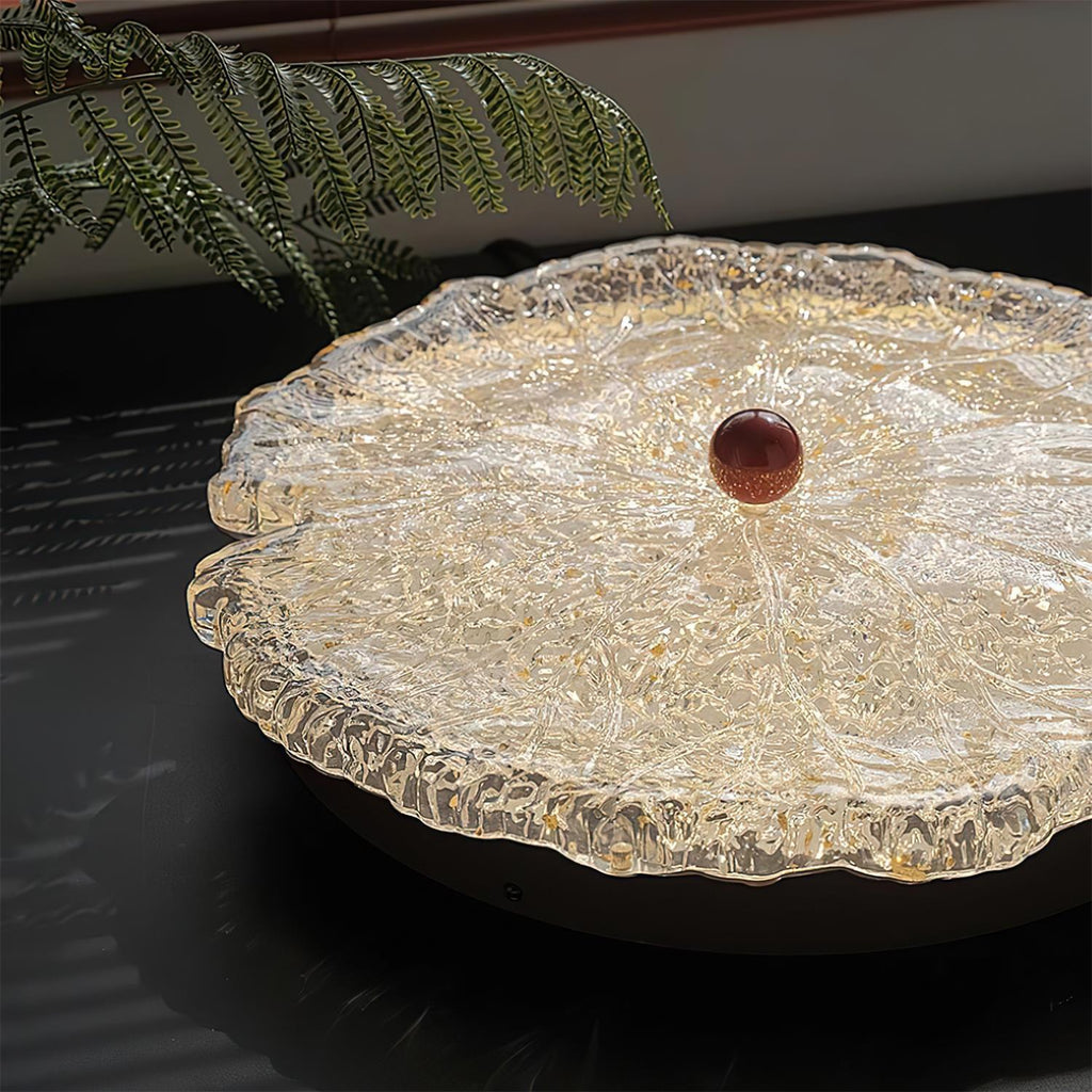 Gialo Lampe Plafonnier en Verre Texturé - Neutralighting