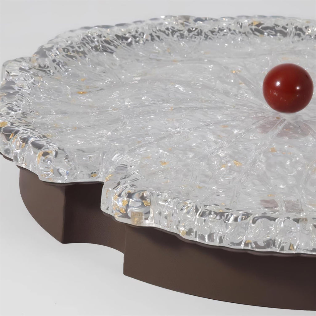 Gialo Lampe Plafonnier en Verre Texturé - Neutralighting