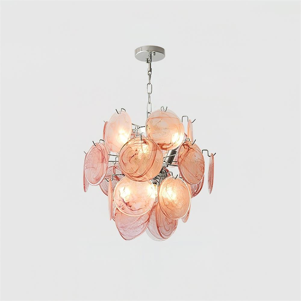 Neuvy Lustre Disques en Verre Iridescent - Neutralighting