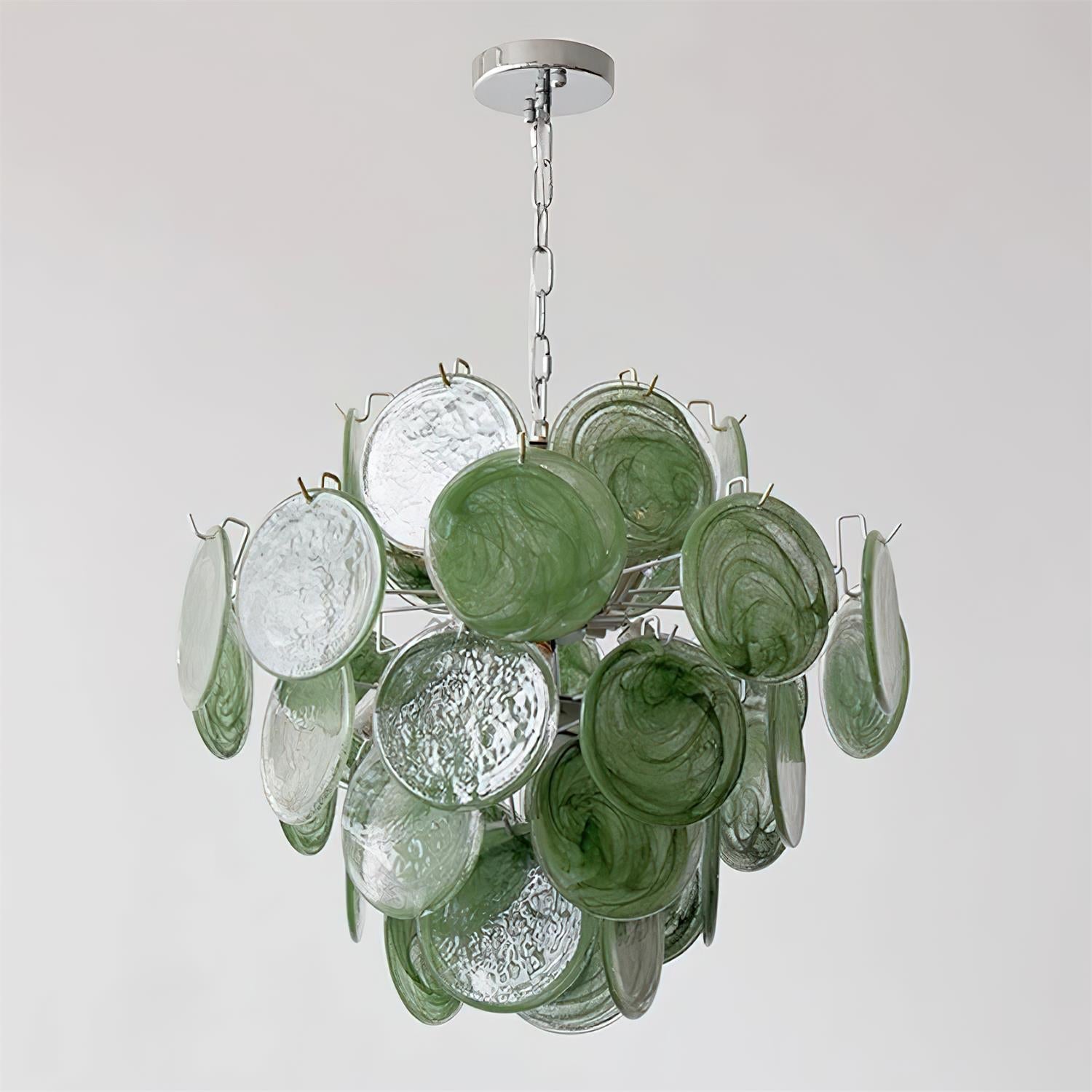 Neuvy Lustre Disques en Verre Iridescent - Neutralighting