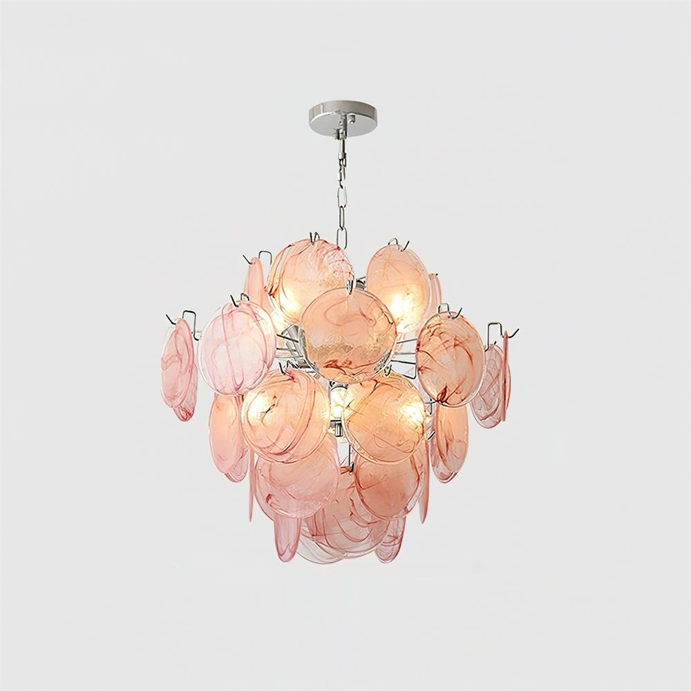 Neuvy Lustre Disques en Verre Iridescent - Neutralighting