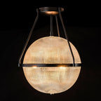 Atale Lampe de Plafond Moderne Minimaliste en Verre et Métal - Neutralighting