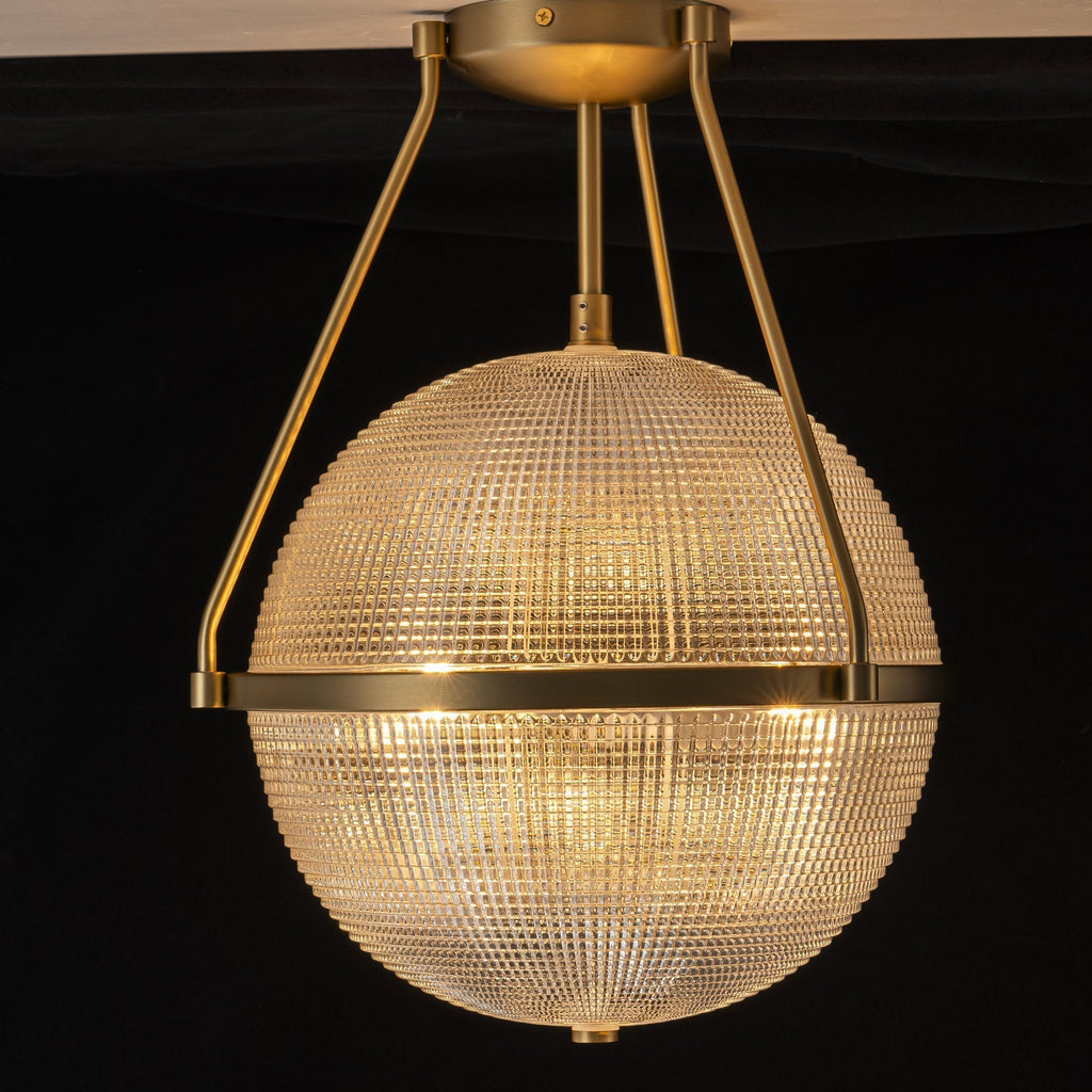 Atale Lampe de Plafond Moderne Minimaliste en Verre et Métal - Neutralighting