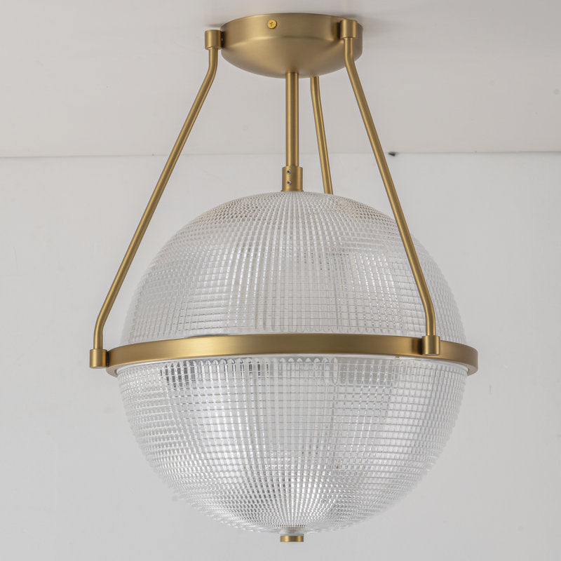 Atale Lampe de Plafond Moderne Minimaliste en Verre et Métal - Neutralighting