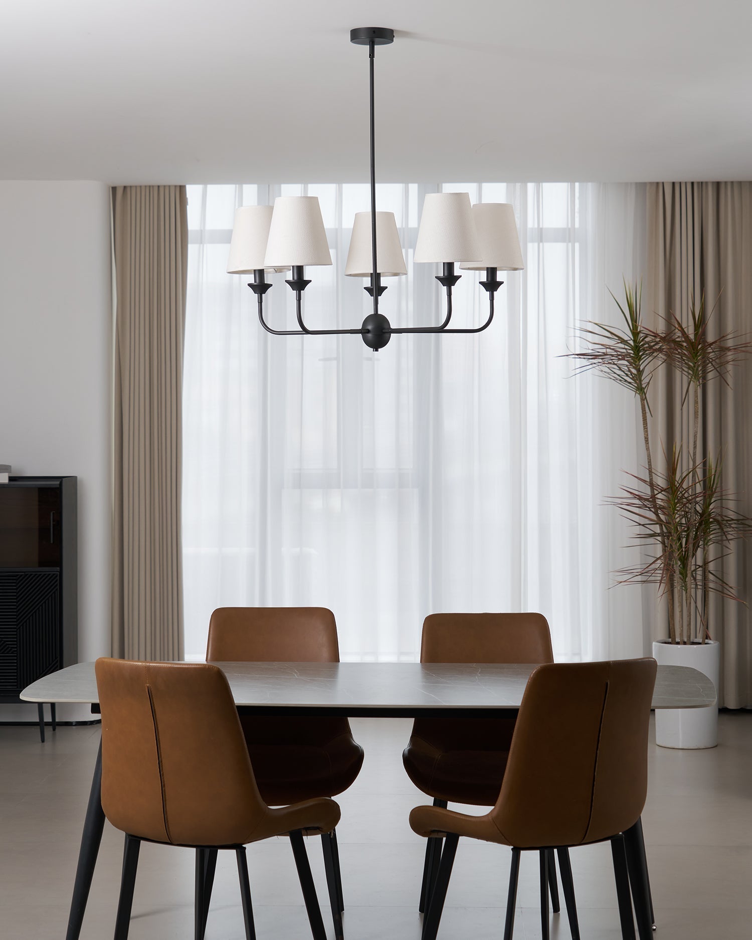 Piaf Lustre Grands Bras Symétriques - Neutralighting