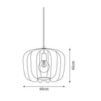 Nevola Lampe Suspendue Écran en Maille Minimaliste - Neutralighting