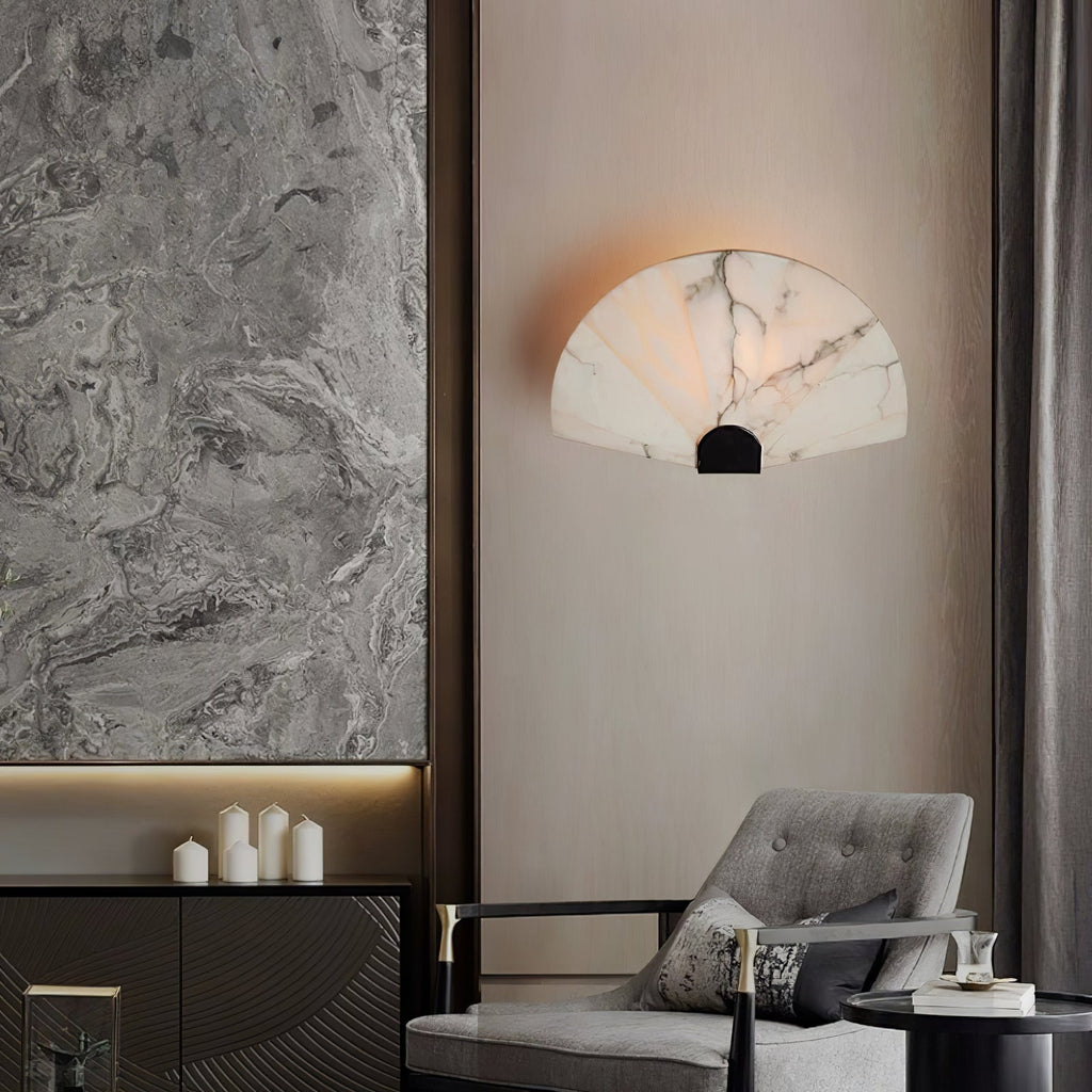 Aurelia Applique Murale Minimaliste en Albâtre - Neutralighting