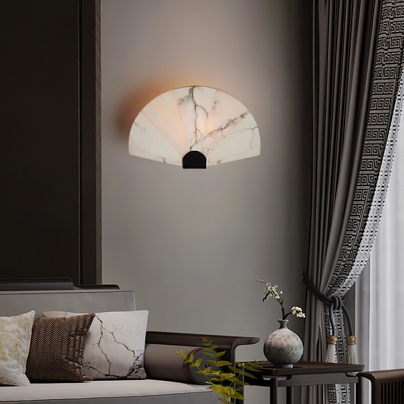 Aurelia Applique Murale Minimaliste en Albâtre - Neutralighting