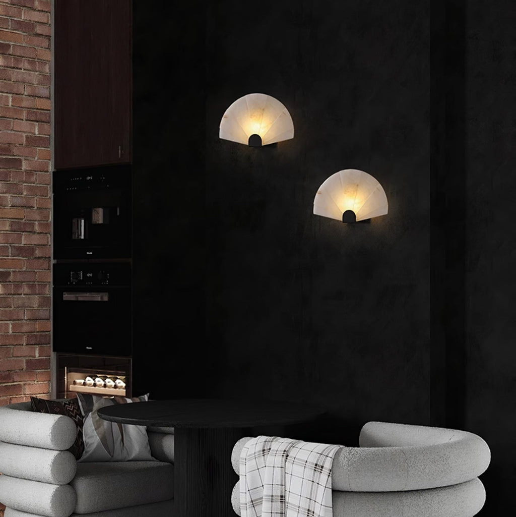 Aurelia Applique Murale Minimaliste en Albâtre - Neutralighting