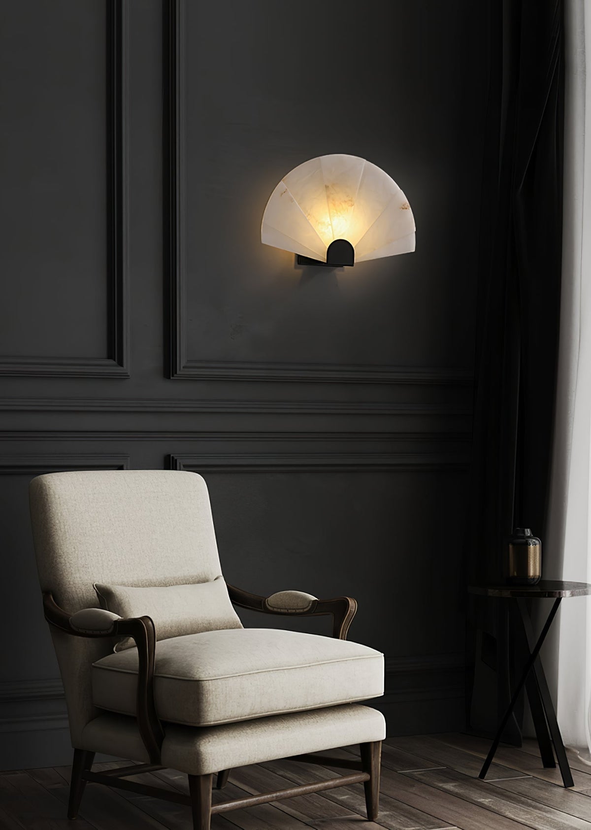 Aurelia Applique Murale Minimaliste en Albâtre - Neutralighting
