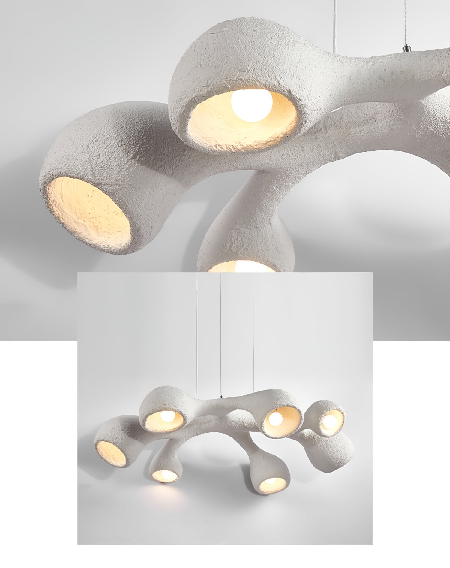 Wave Suspension Polystyrène Moderne - Neutralighting