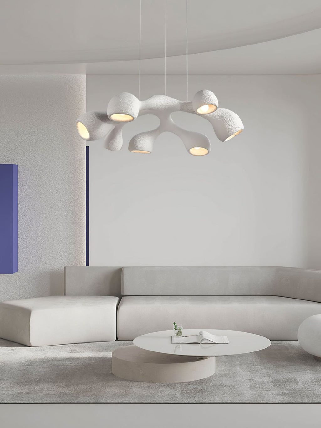 Wave Suspension Polystyrène Moderne - Neutralighting