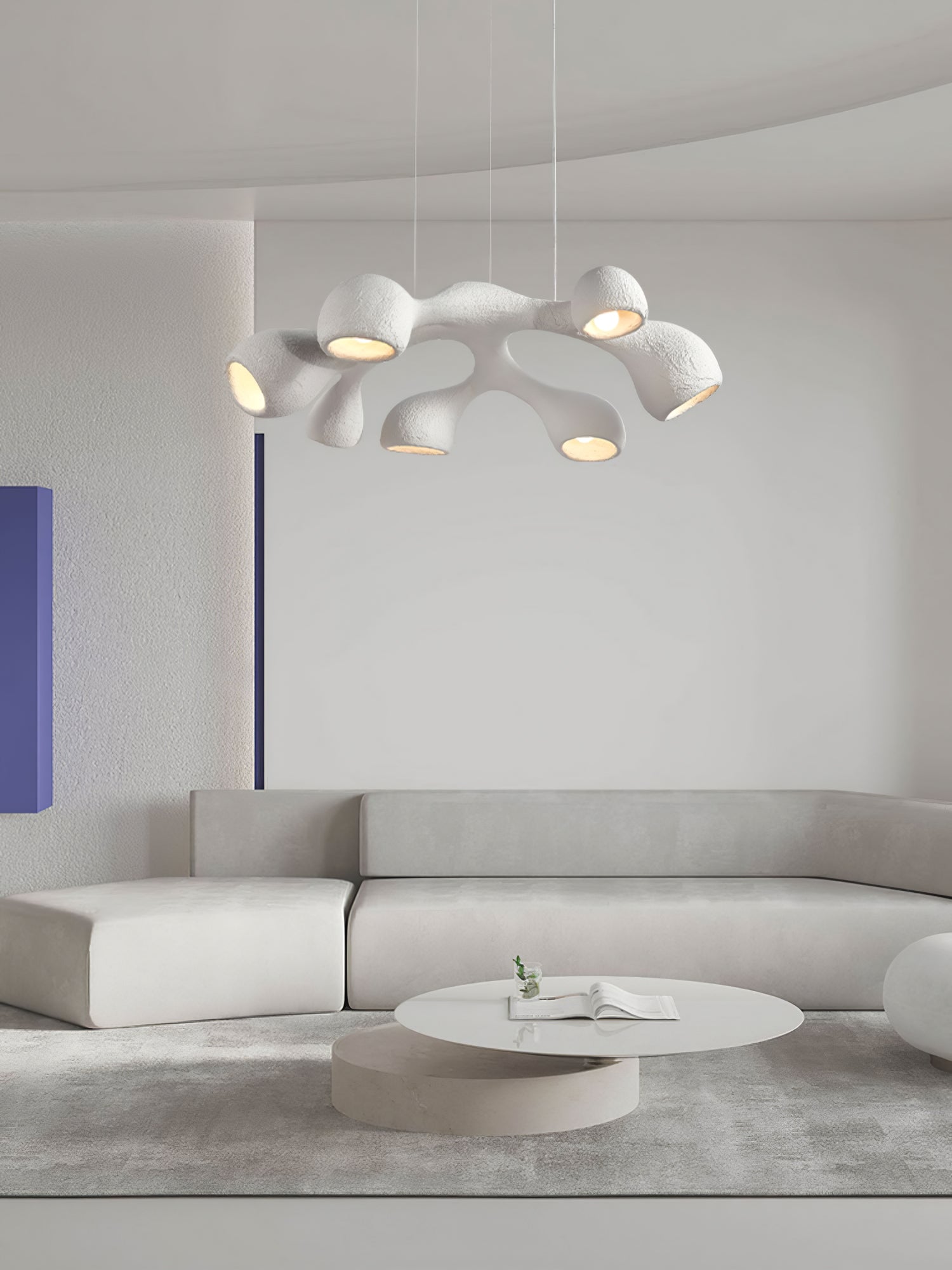 Wave Suspension Polystyrène Moderne - Neutralighting