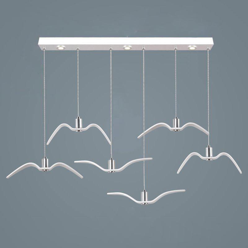 Lustra Suspension Lampe Ailes d'Oiseau pour Salon - Neutralighting