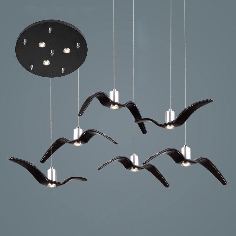 Lustra Suspension Lampe Ailes d'Oiseau pour Salon - Neutralighting