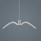 Lustra Suspension Lampe Ailes d'Oiseau pour Salon - Neutralighting