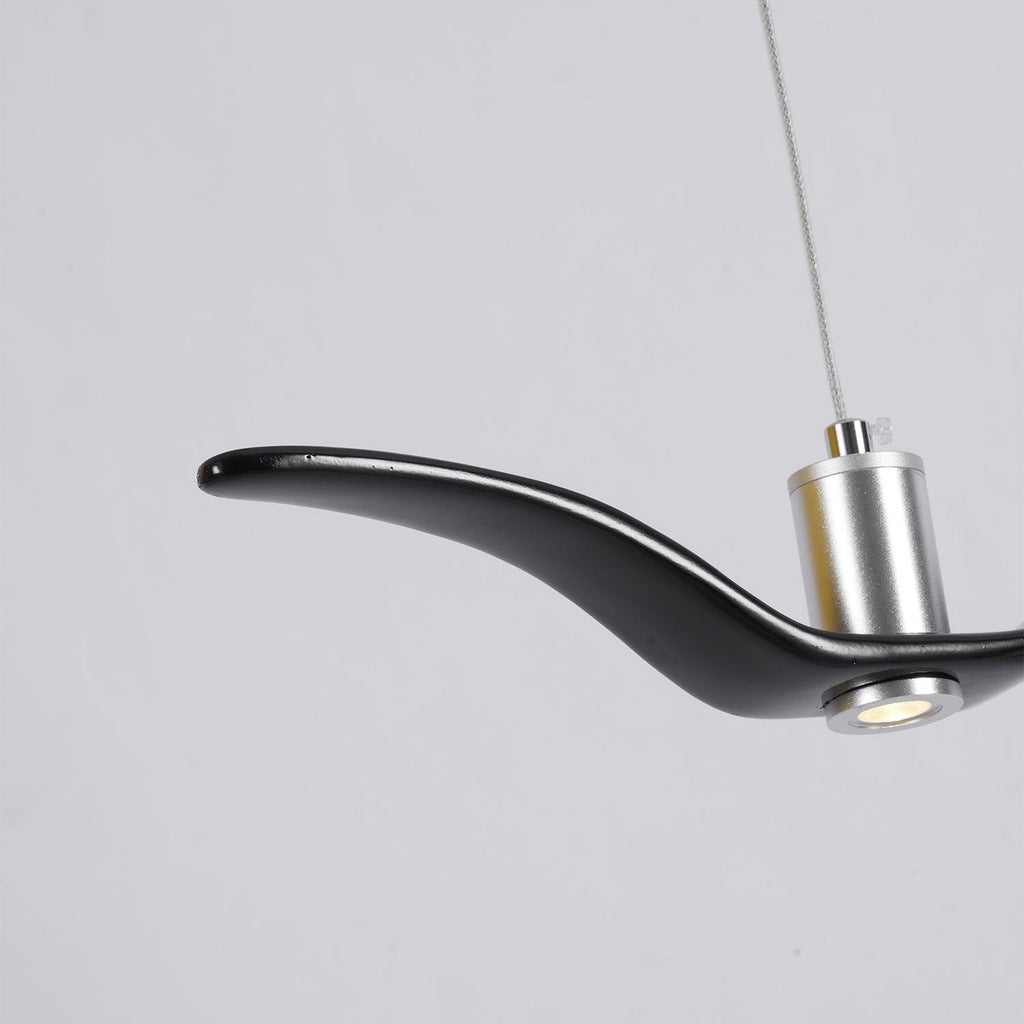 Lustra Suspension Lampe Ailes d'Oiseau pour Salon - Neutralighting