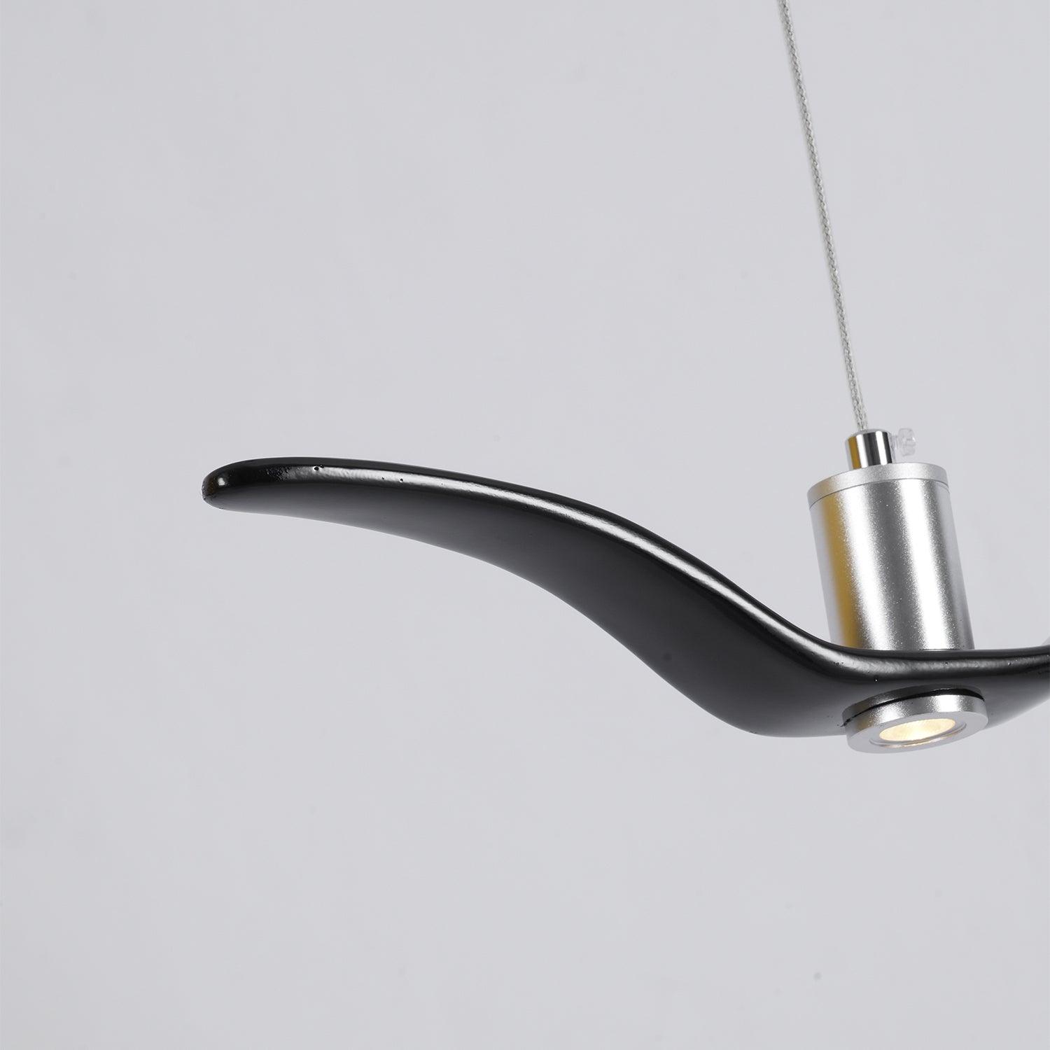 Lustra Suspension Lampe Ailes d'Oiseau pour Salon - Neutralighting